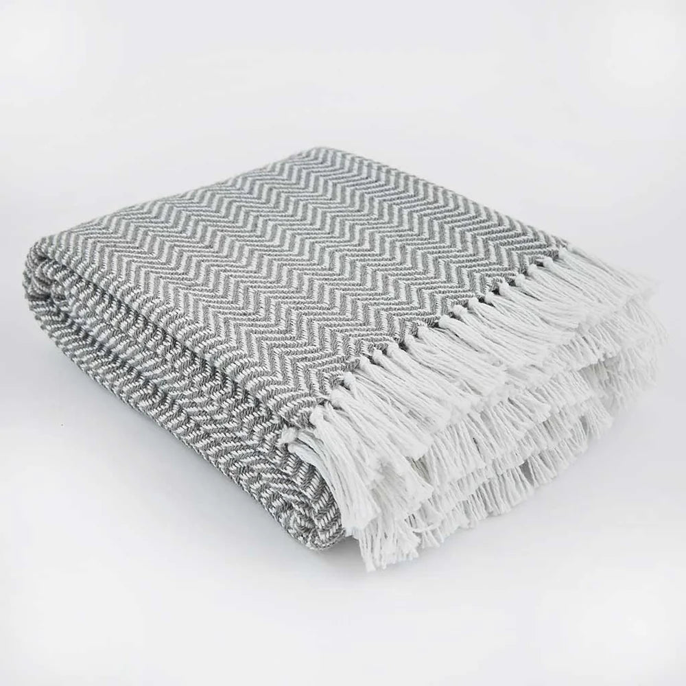 Recycled P.E.T Bottle Blanket - Herringbone