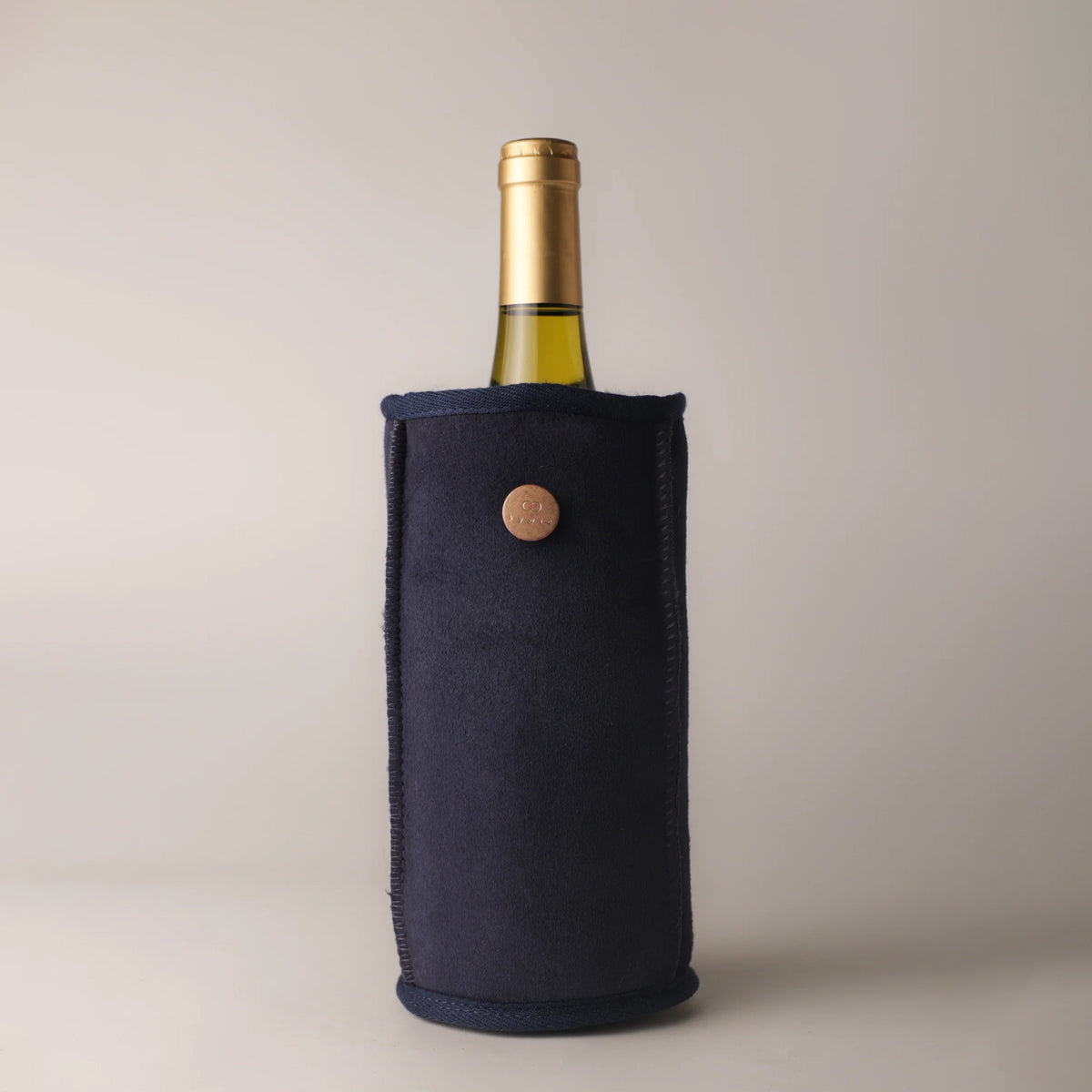 Fur Wine Cooler - Suede