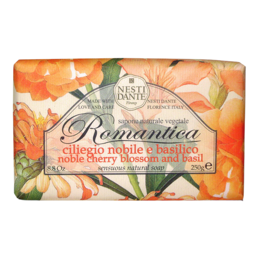 Nesti Dante Soap - Romantica - Noble Cherry Blossom & Basil