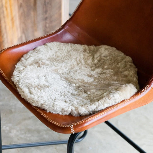 Sheepskin Seat Pad - Round