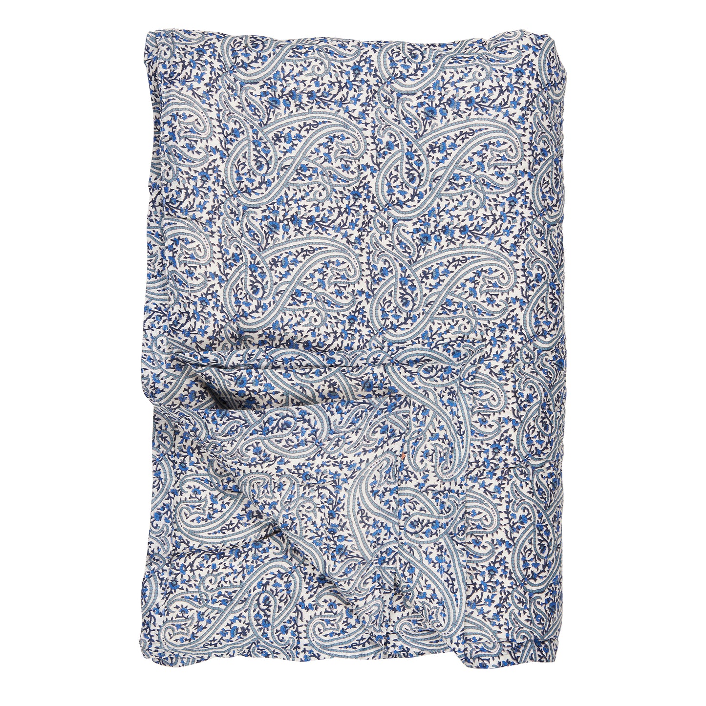 Cotton Quilt - Blue Pasiley