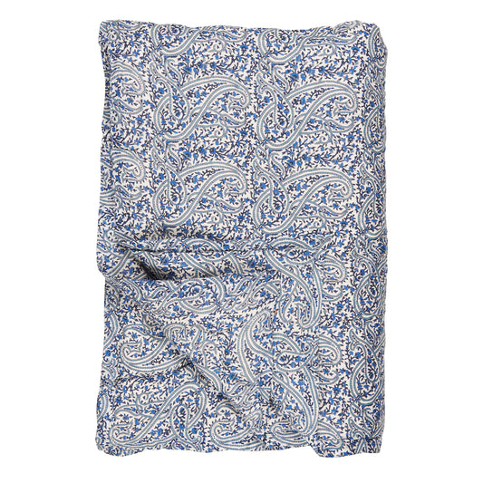 Cotton Quilt - Blue Pasiley