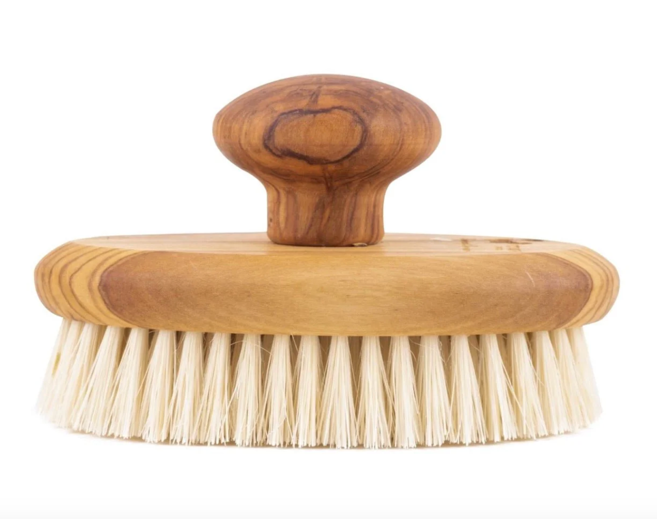 Natural Sisal Olive Wood Body Brush