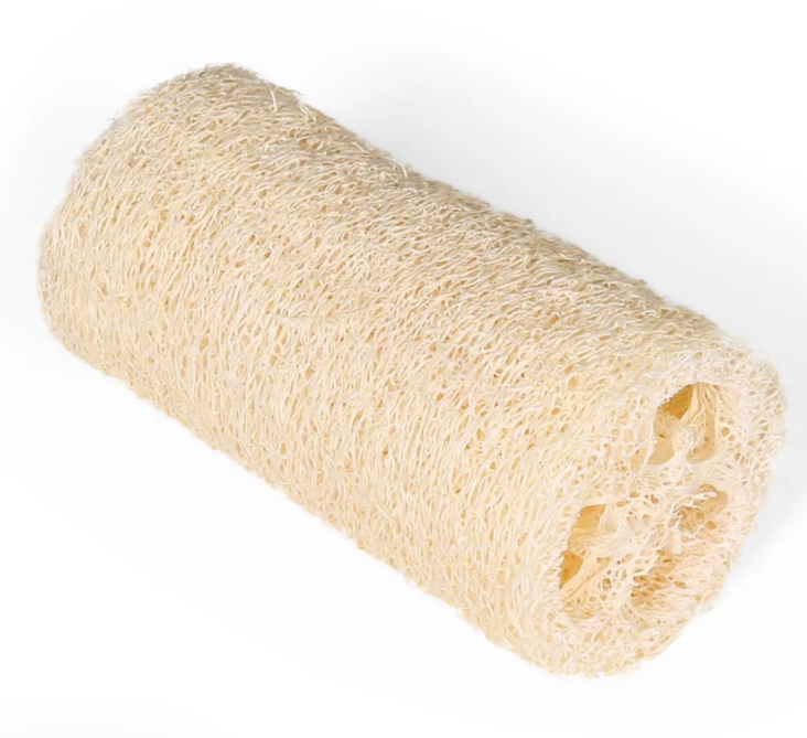 Natural Loofah 5" with String