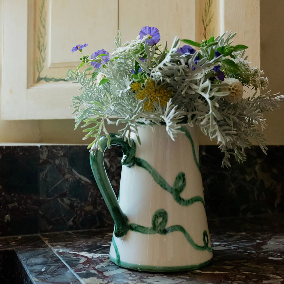 Patterened Dinnerware - Swirl Nouveau - Pitcher