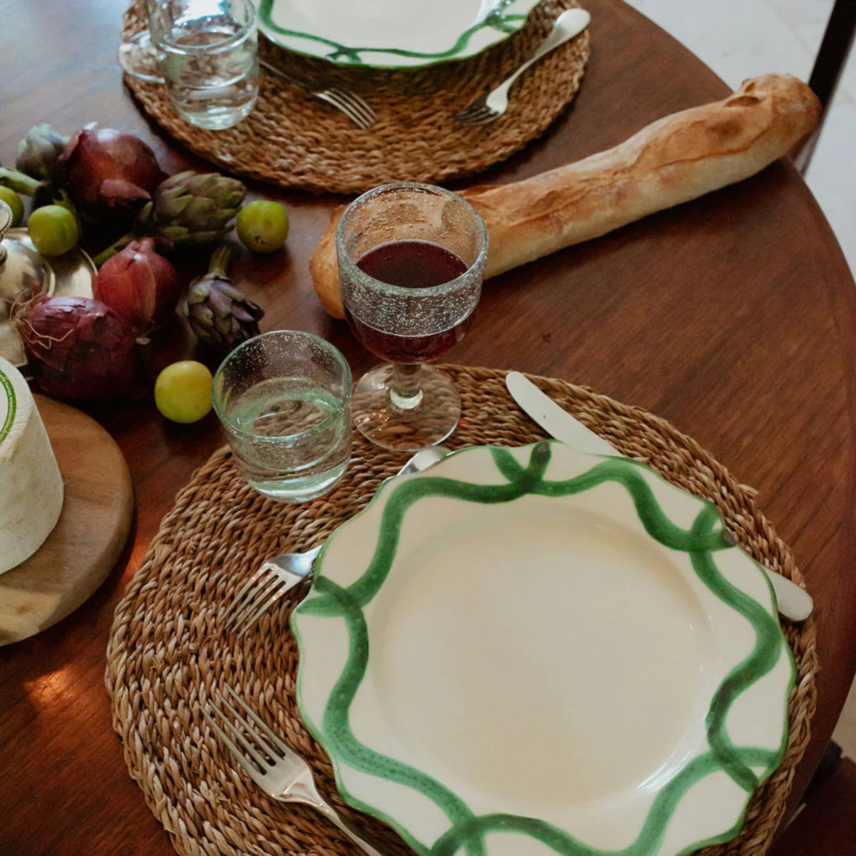 Patterned Dinnerware - Swirl Nouveau  - Dinner Plate