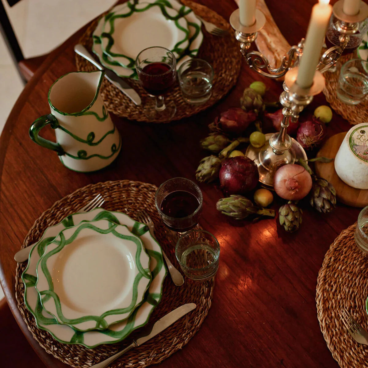 Patterened Dinnerware - Swirl Nouveau - Pitcher