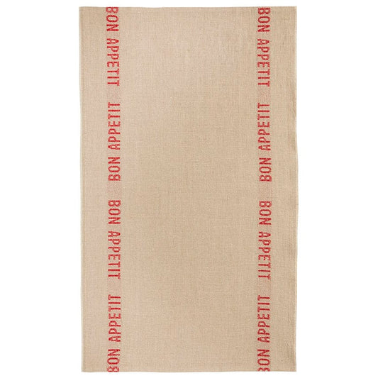 Luxury French Linen - Tea Towel - Bon Appetit