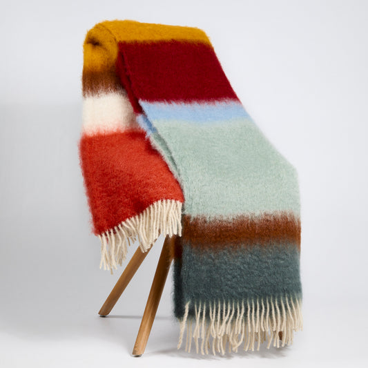 Mohair ‘Matisse’ Throw - M-31 - 130 x 200cm