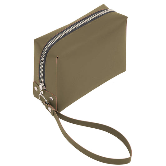 Recycled Leather Toiletry Bag