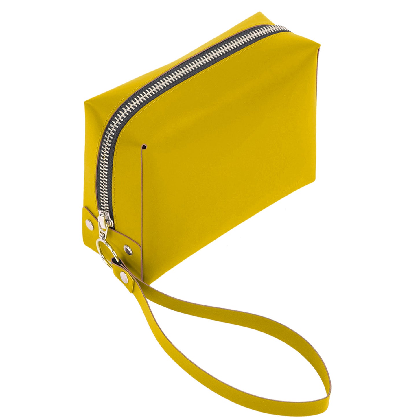 Recycled Leather Toiletry Bag