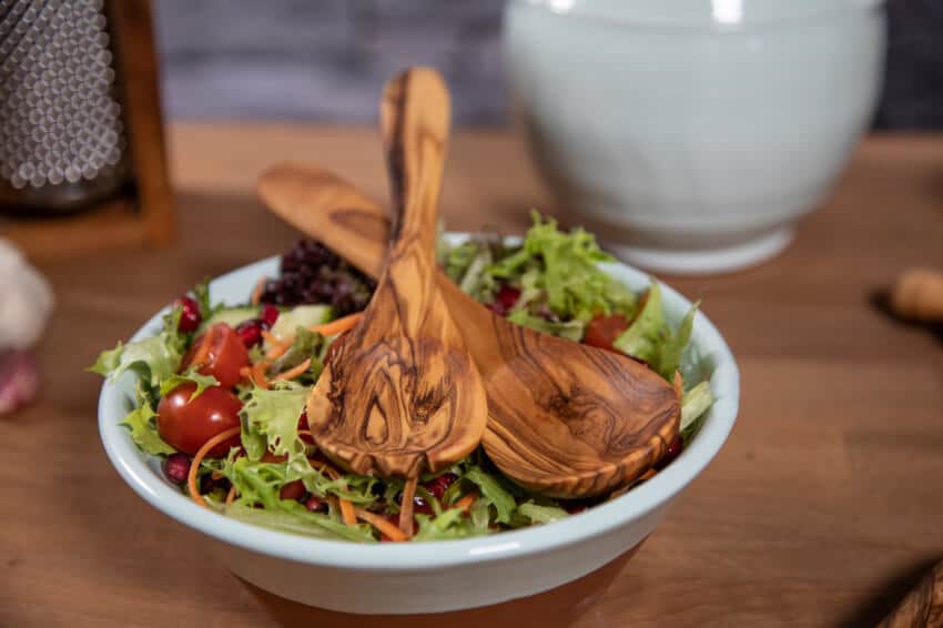 Salad Servers - Olive Wood