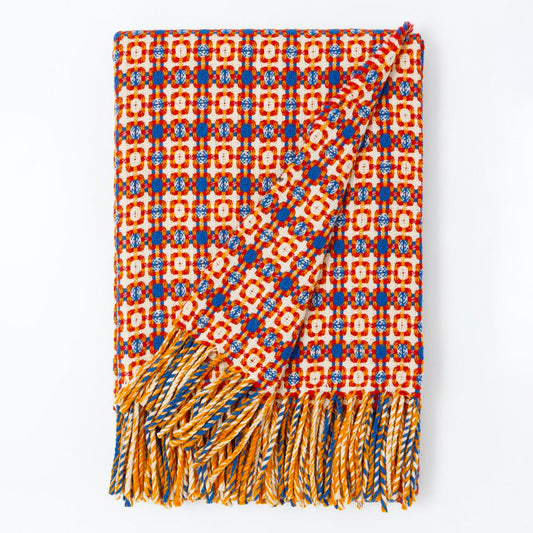 Wool Blanket - Grid Vintage Check - 130 x 180 cm