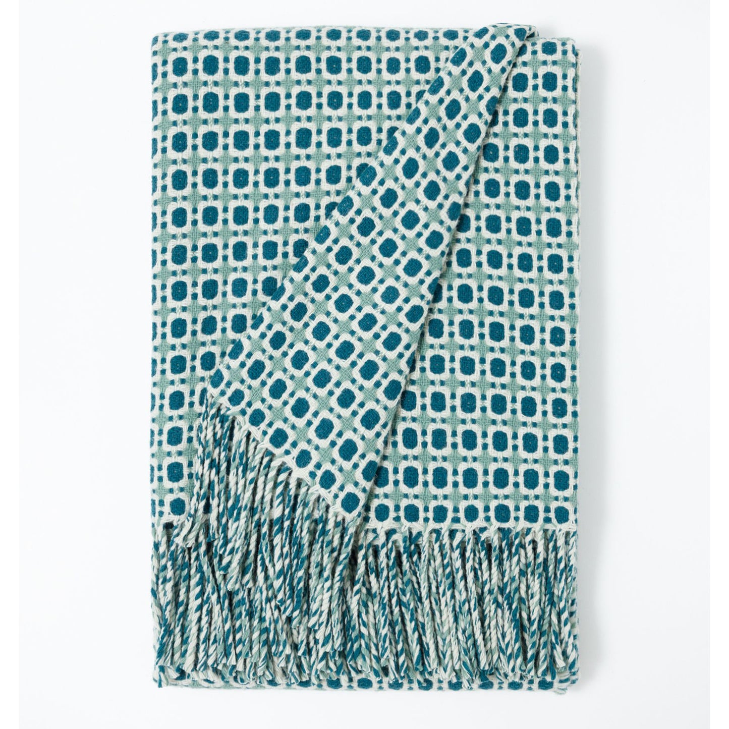 Wool Blanket - Solid Vintage Check - 130 x 180 cm