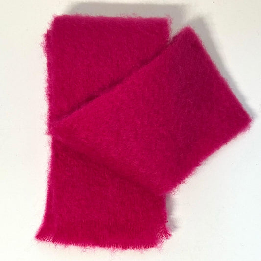 Plain Mohair & Wool Scarf