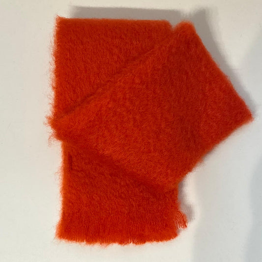 Plain Mohair & Wool Scarf