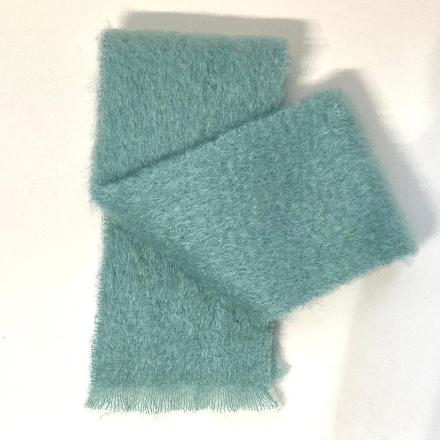 Plain Mohair & Wool Scarf
