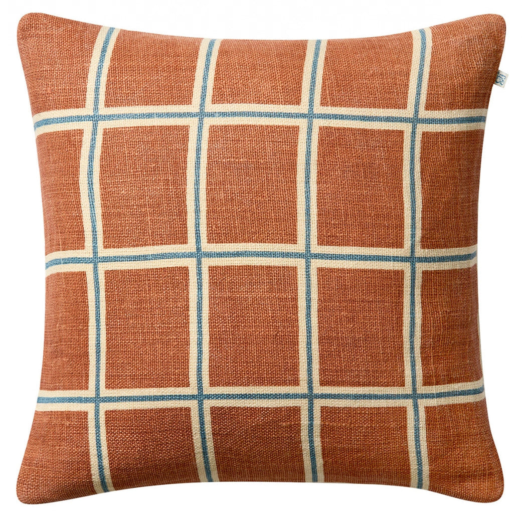 Linen Cushion - Fine Check