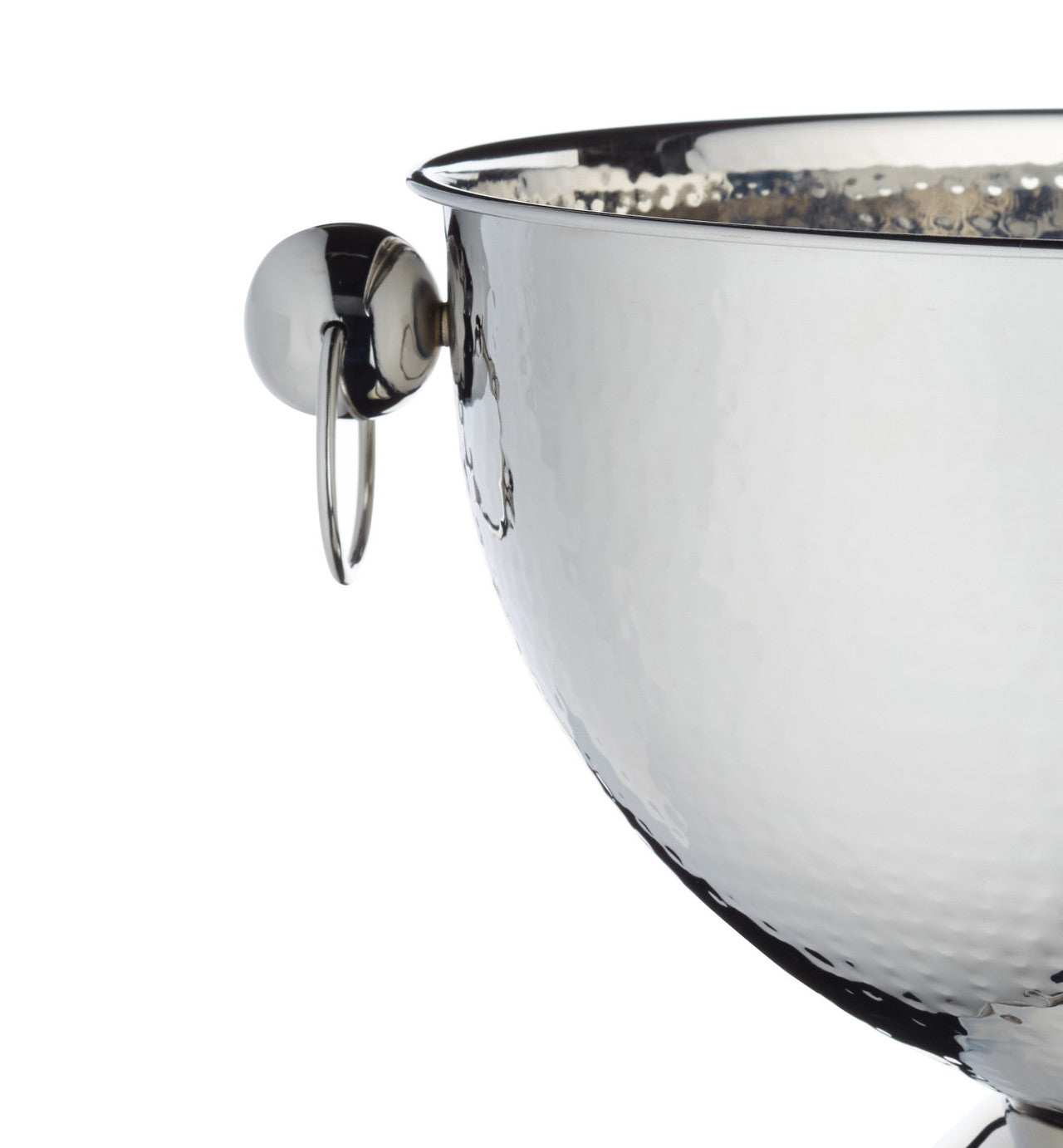 Hammered Silver Large Champagne Bucket