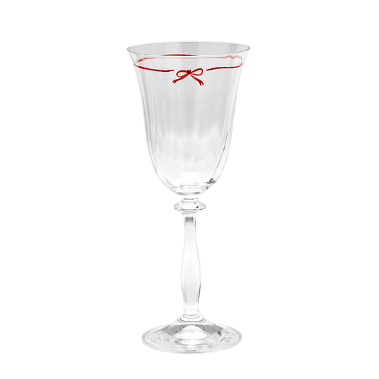 Bistro Bow Crystal Glass - Wine Glass