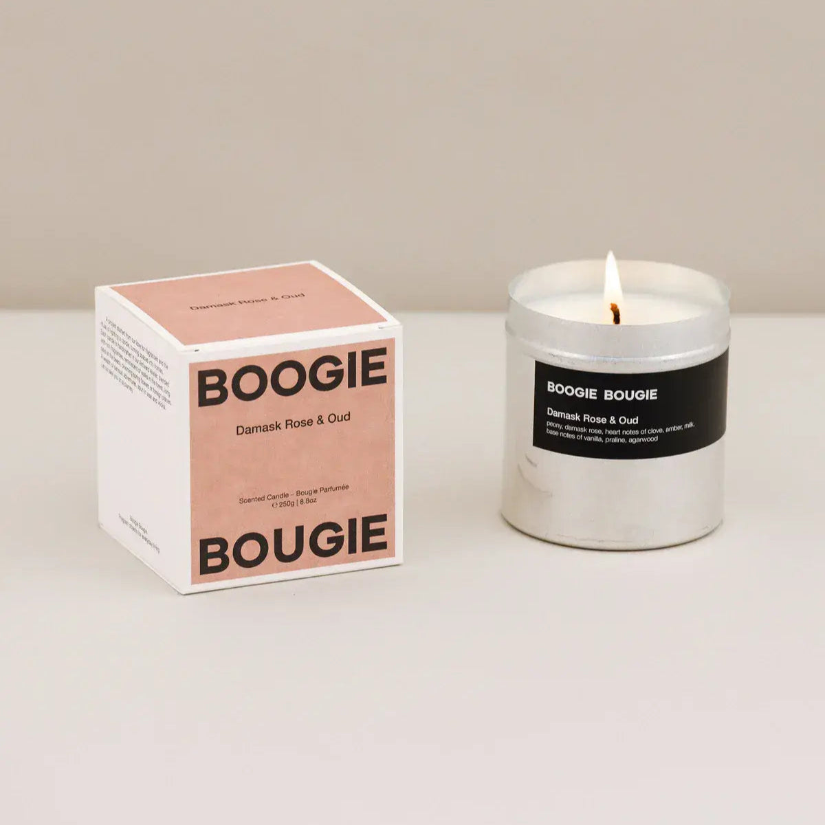 Boogie Bougie - Scented Candle - Damask Rose & Oud