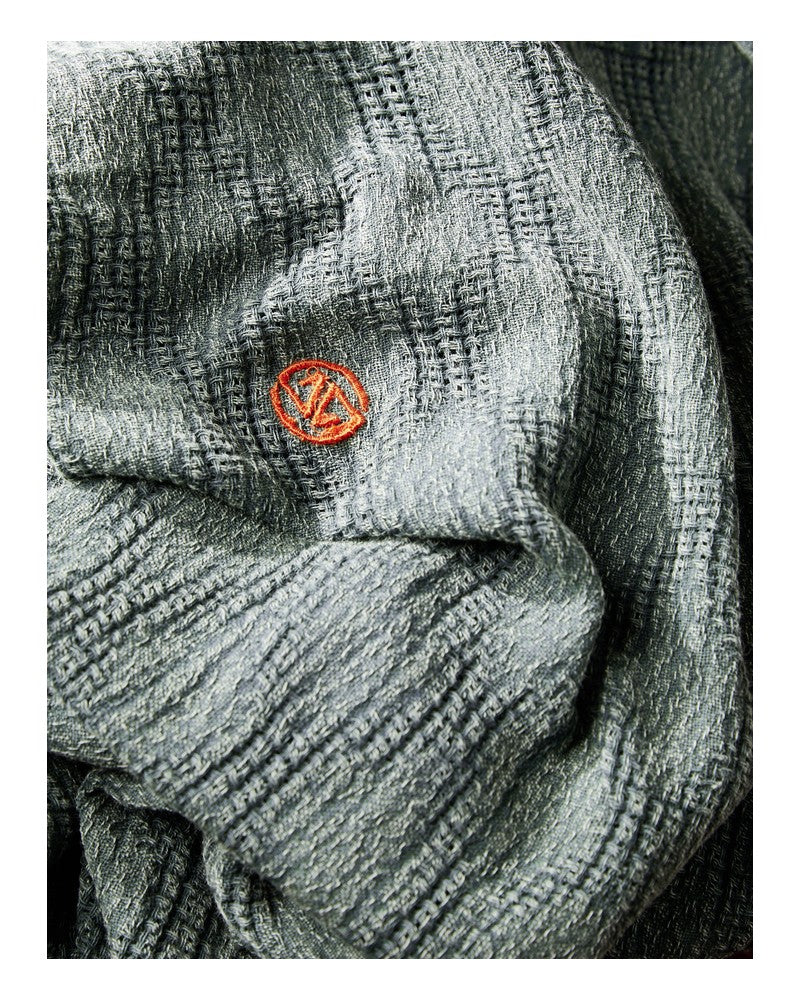Parisienne Scarf - Organic Cotton - ‘Yakushima’ Textured