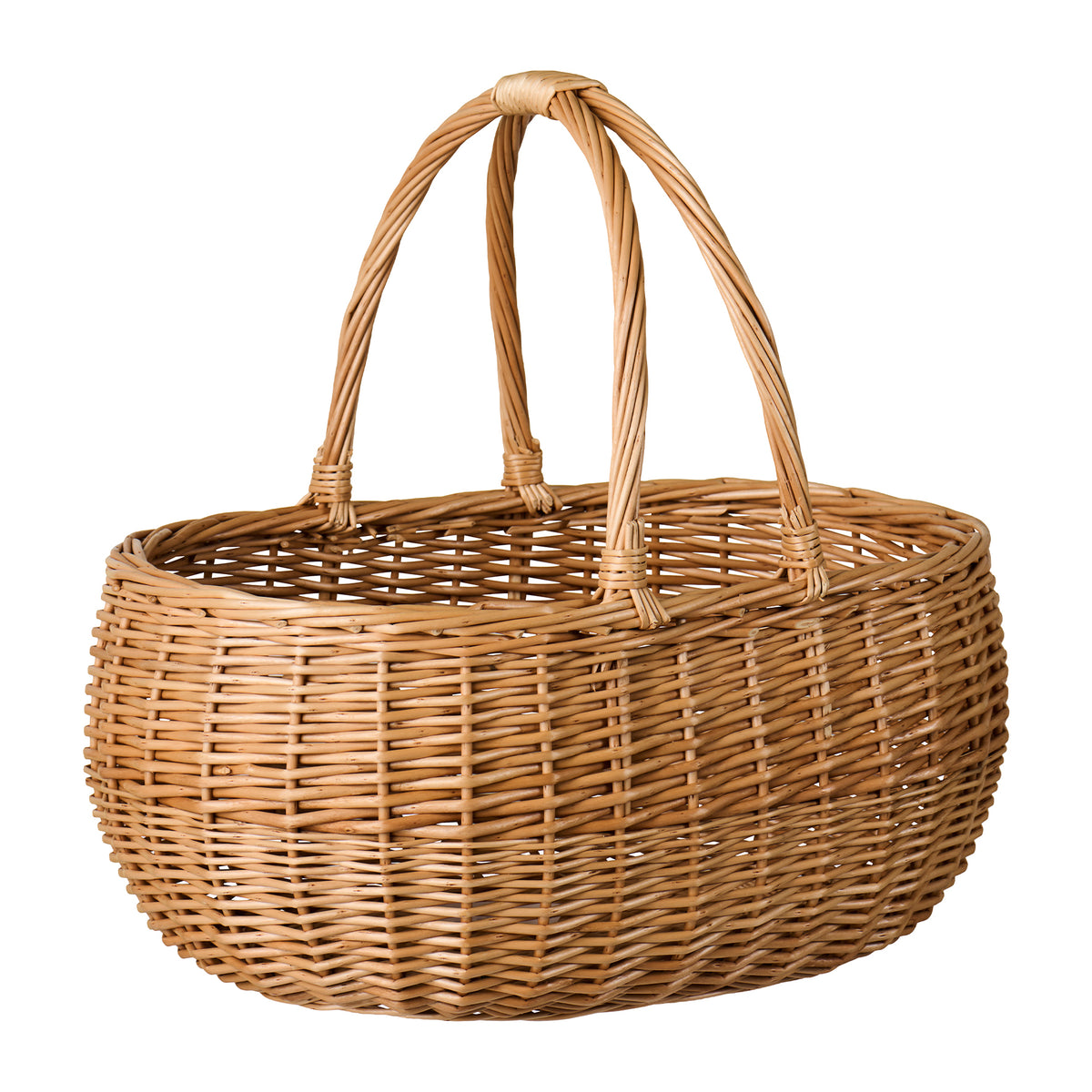 Double Handle Will Basket - Oval