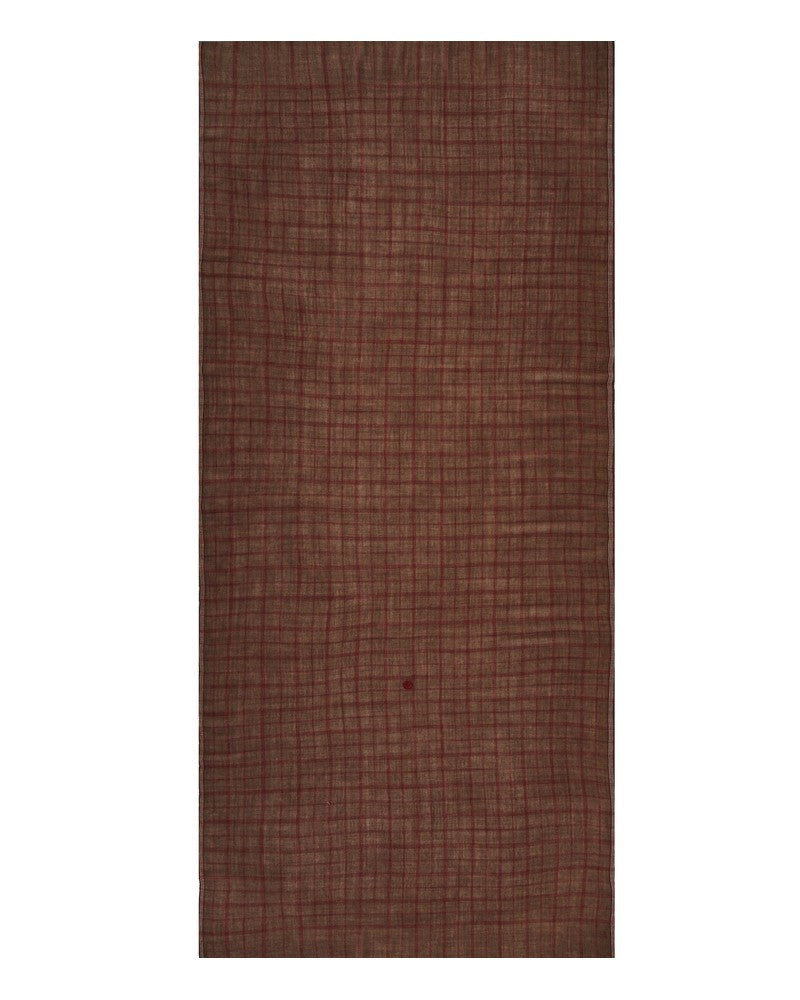 Parisienne Scarf - Organic Wool - ‘Altyn Emel’ Check