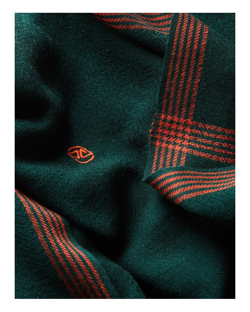 Parisienne Scarf - Organic Wool - ‘Mykines’ Check