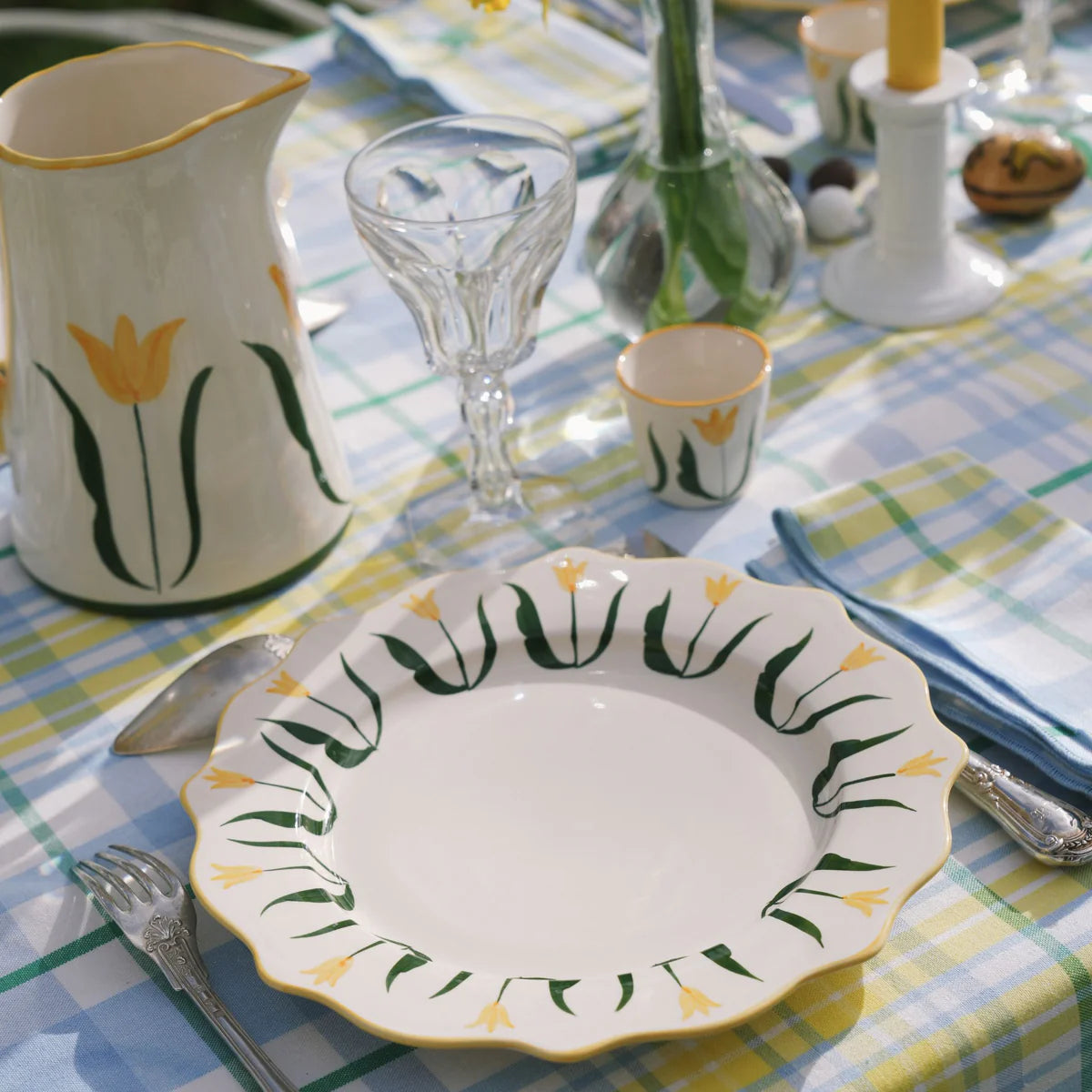Floral Dinnerware - Tulips - Dinner Plate