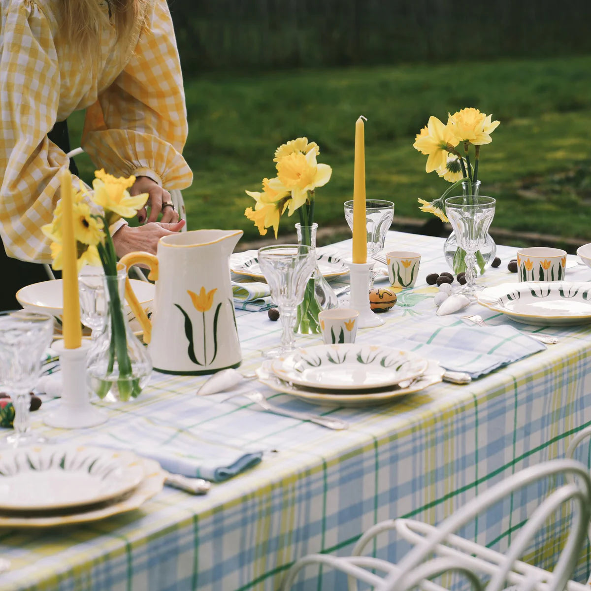 Floral Dinnerware - Yellow Tulips - Pitcher