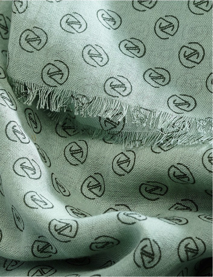 Parisienne Scarf - Organic Cotton - ‘Gobi' Soft and Light Pattern