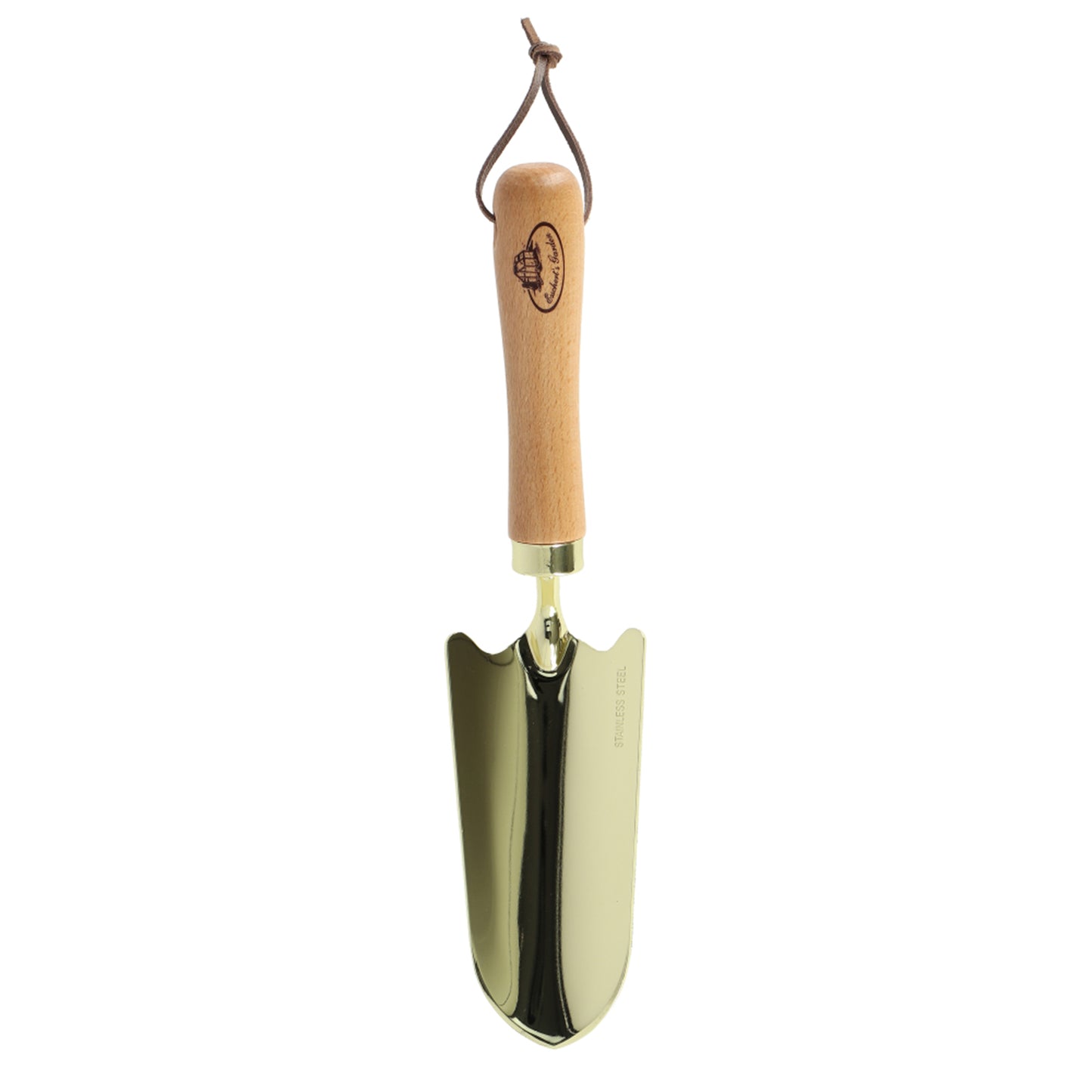 Golden Trowel with Beech Handle