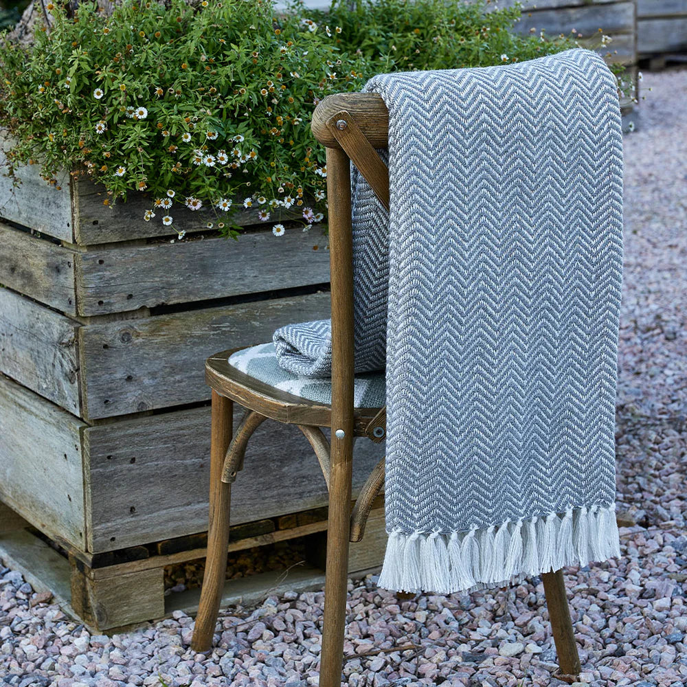 Recycled P.E.T Bottle Blanket - Herringbone