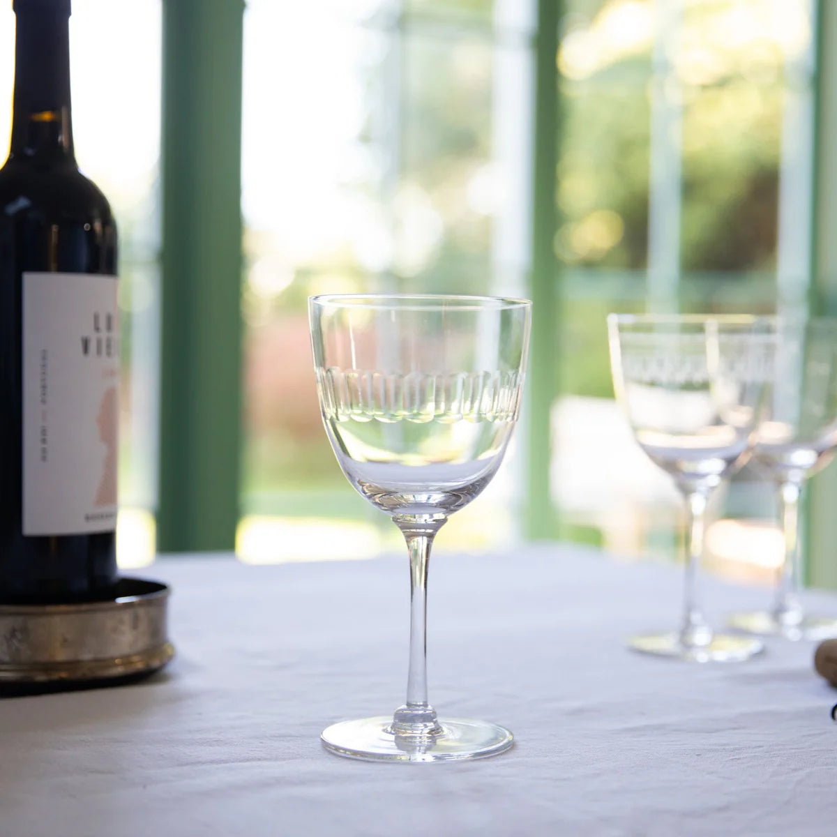 Crystal Lens Glasses - Red Wine - Set of 2