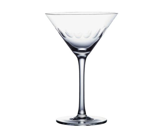Crystal Lens Glasses - Martini - Set of 2