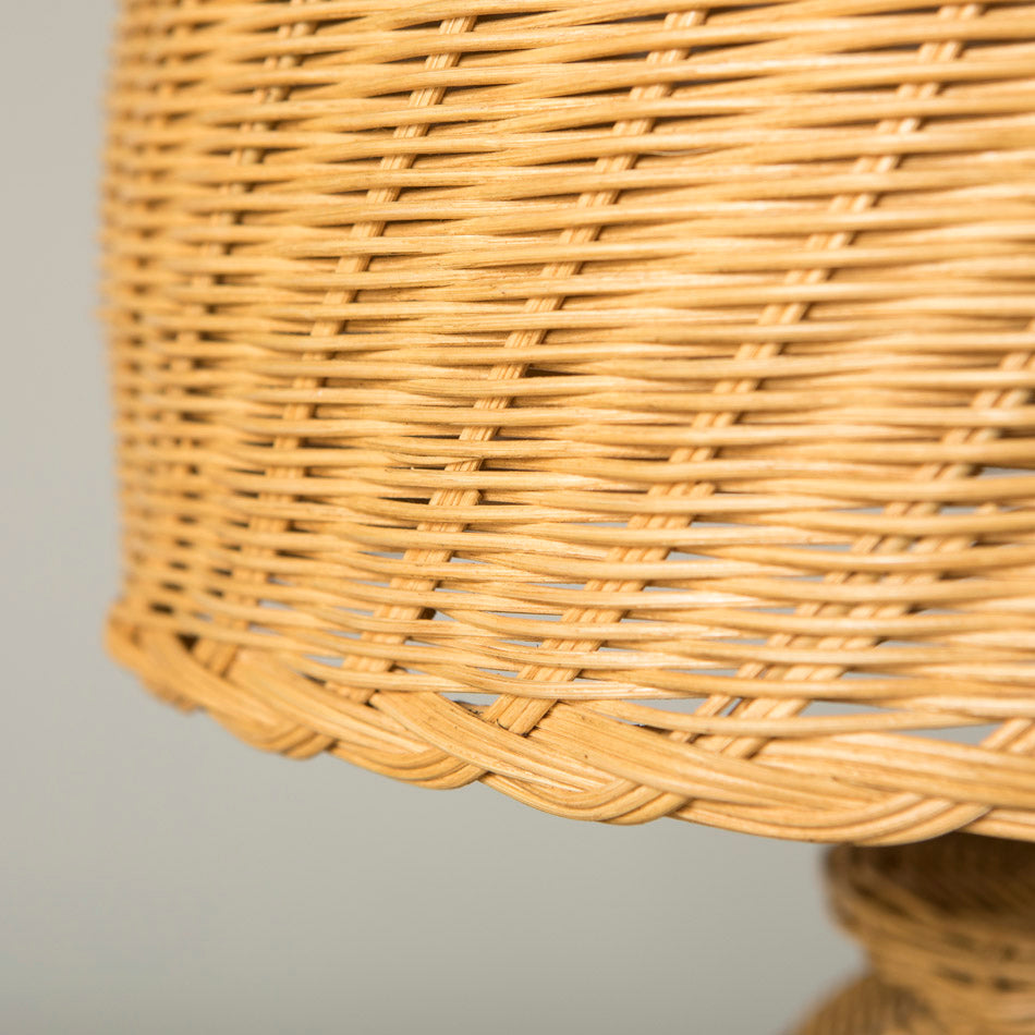 Charlotte Rattan Dome Lampshade - Natural