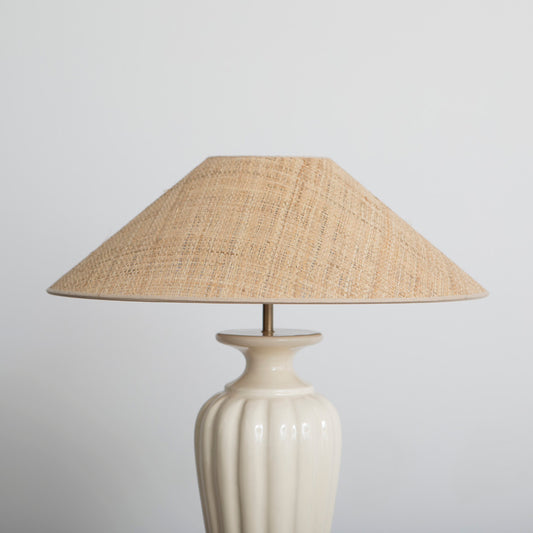 Hanoi Raffia Lampshade - Natural
