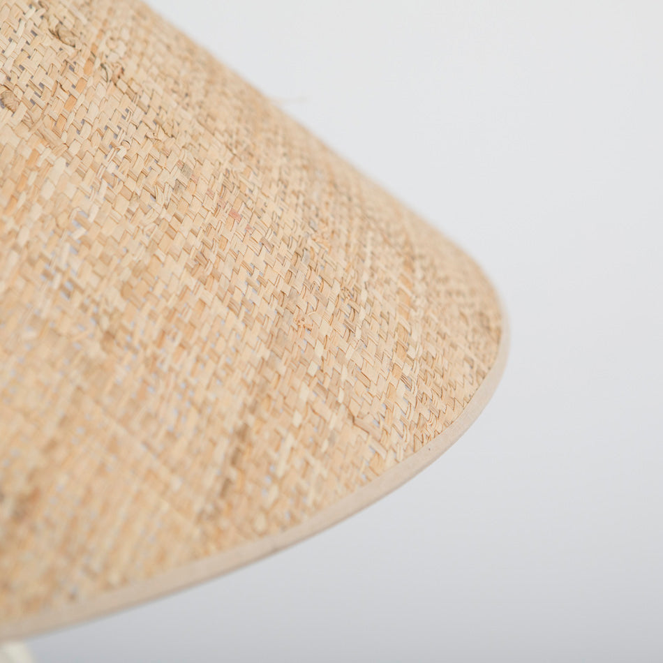 Hanoi Raffia Lampshade - Natural