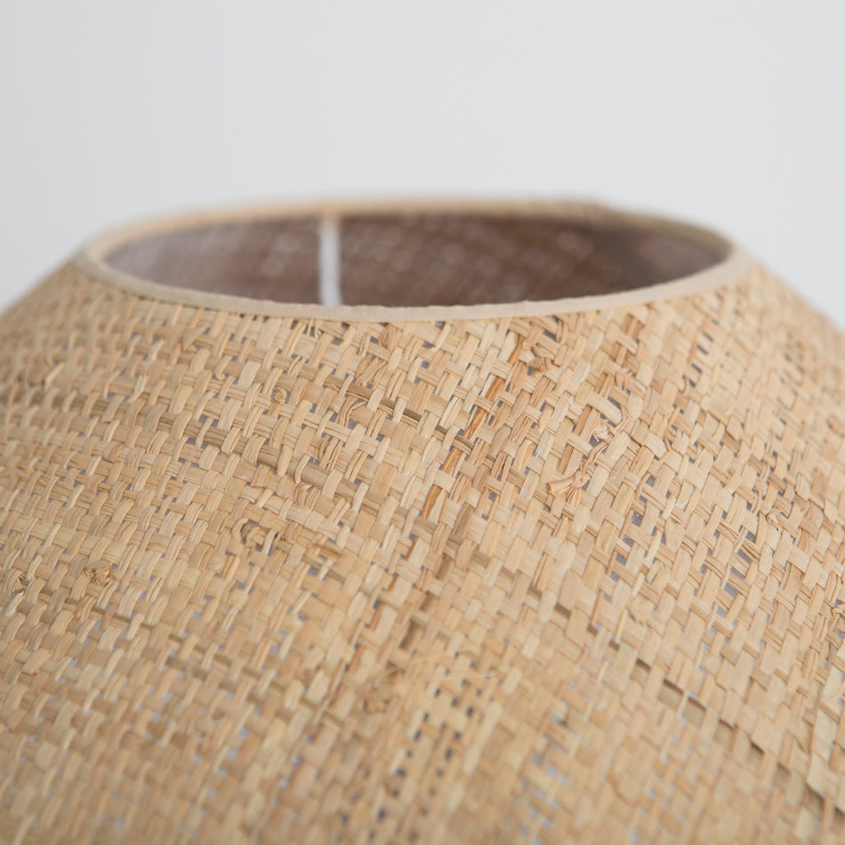 Hanoi Raffia Lampshade - Natural