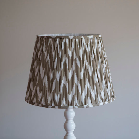 Ikat Pleated Lampshade - 50cm