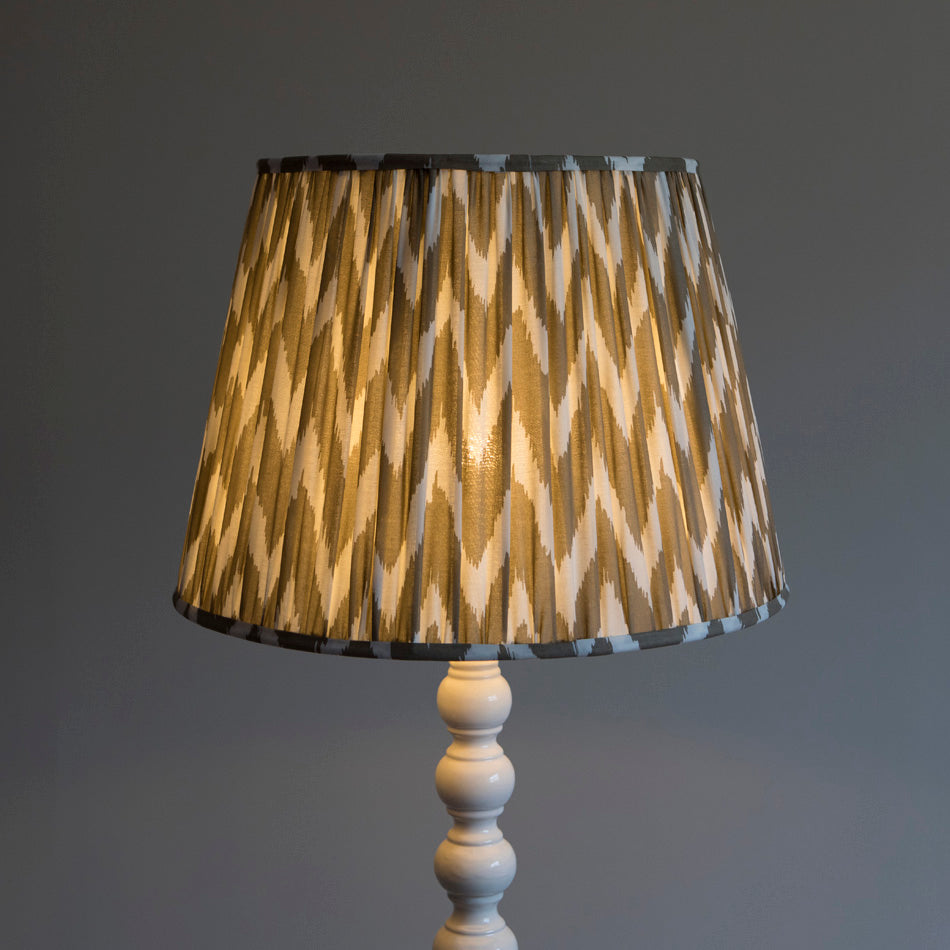 Ikat Pleated Lampshade - 50cm
