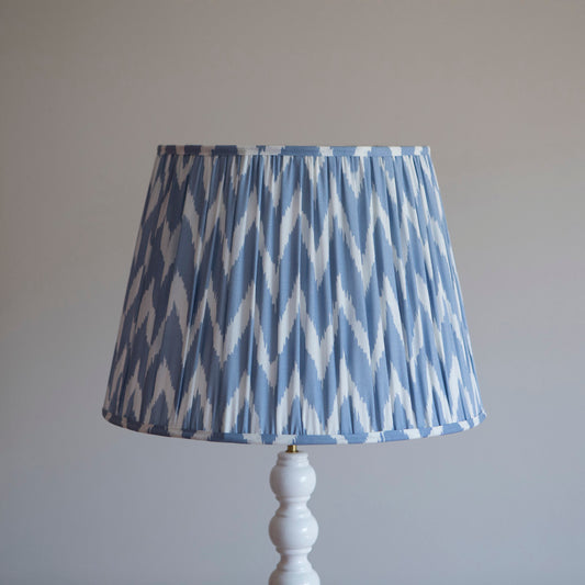 Ikat Pleated Lampshade - 50cm
