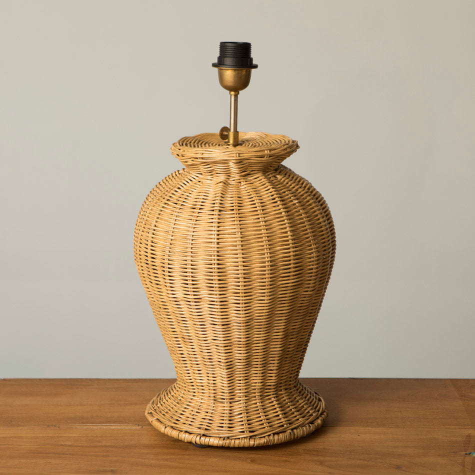 Isabella Rattan Table Lamp - Natural