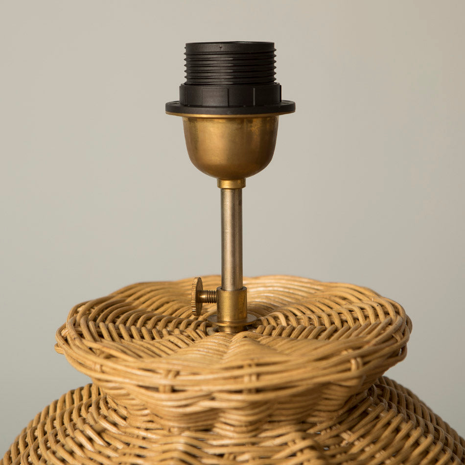Isabella Rattan Table Lamp - Natural