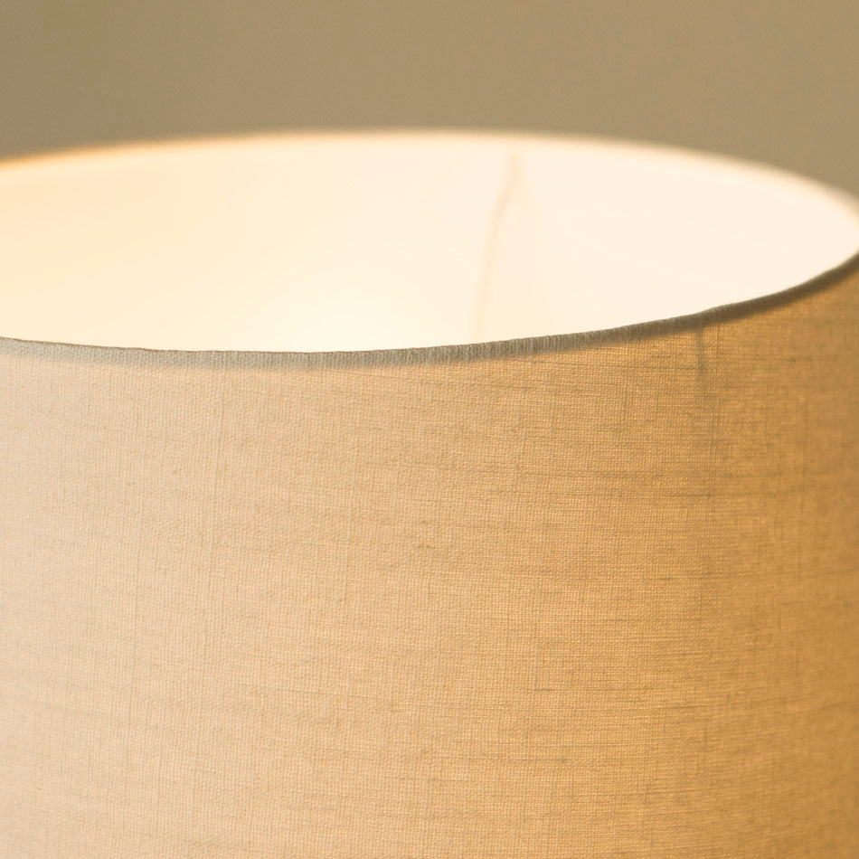 Linen Conical Lampshade - 40 cm - Ivory