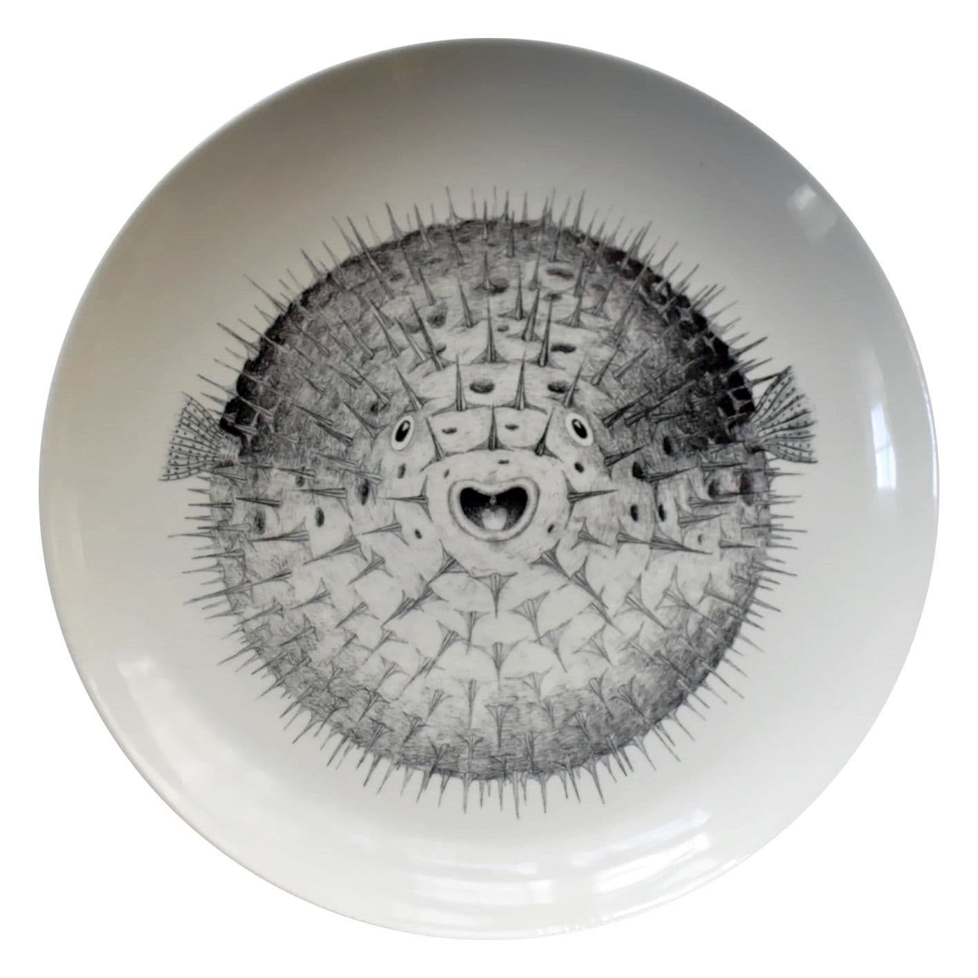 Marine Collection - 37cm Plate / Bowl - Pufferfish