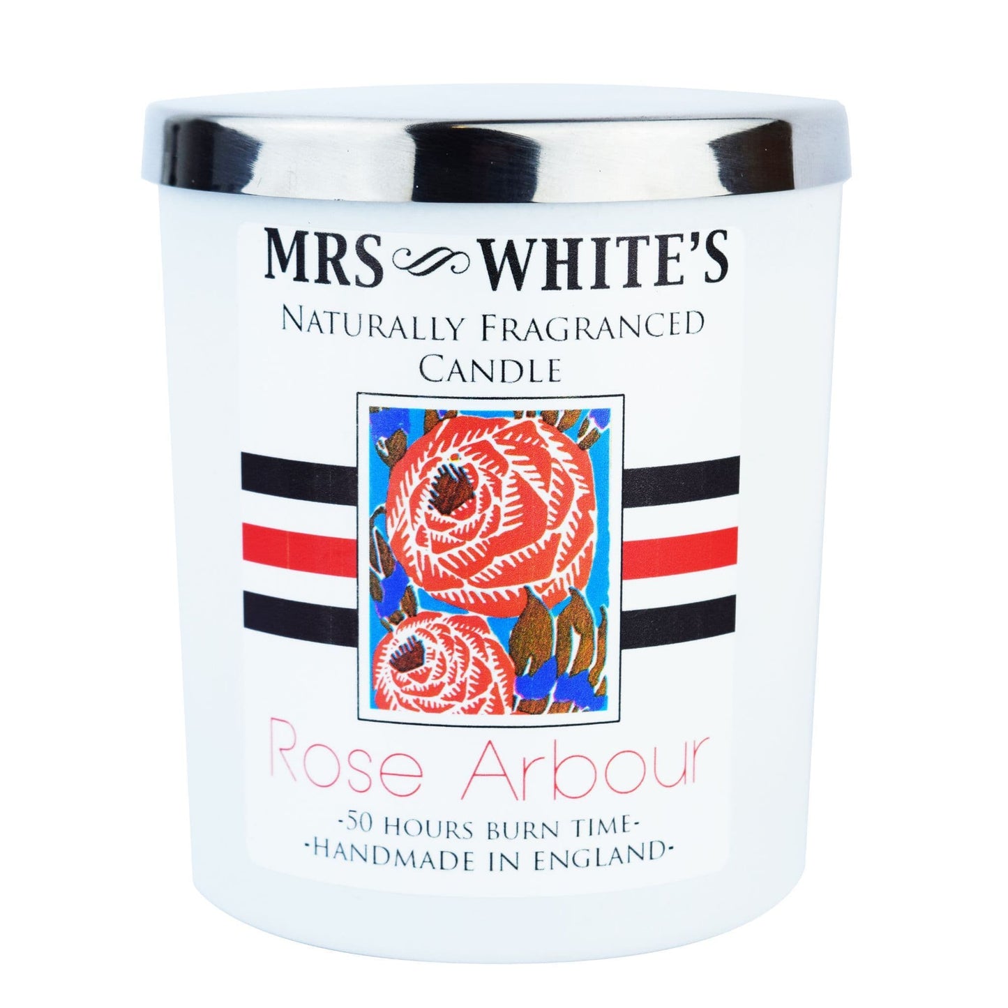 Mrs White's - Scented Candle - Rose Arbour