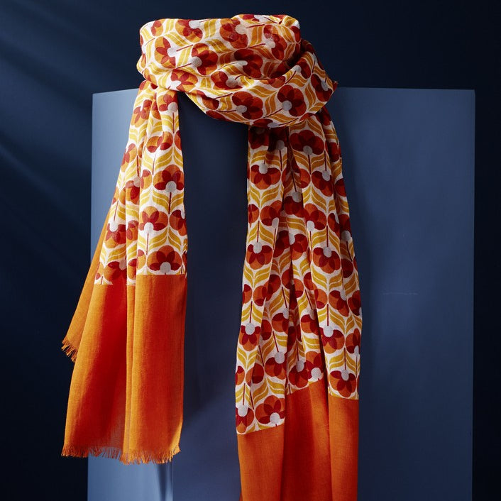 Parisienne Scarf - Organic Cotton - ‘Namib’ Pattern