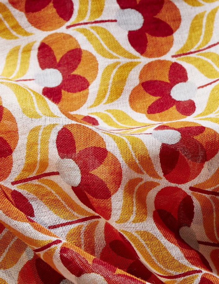 Parisienne Scarf - Organic Cotton - ‘Namib’ Pattern